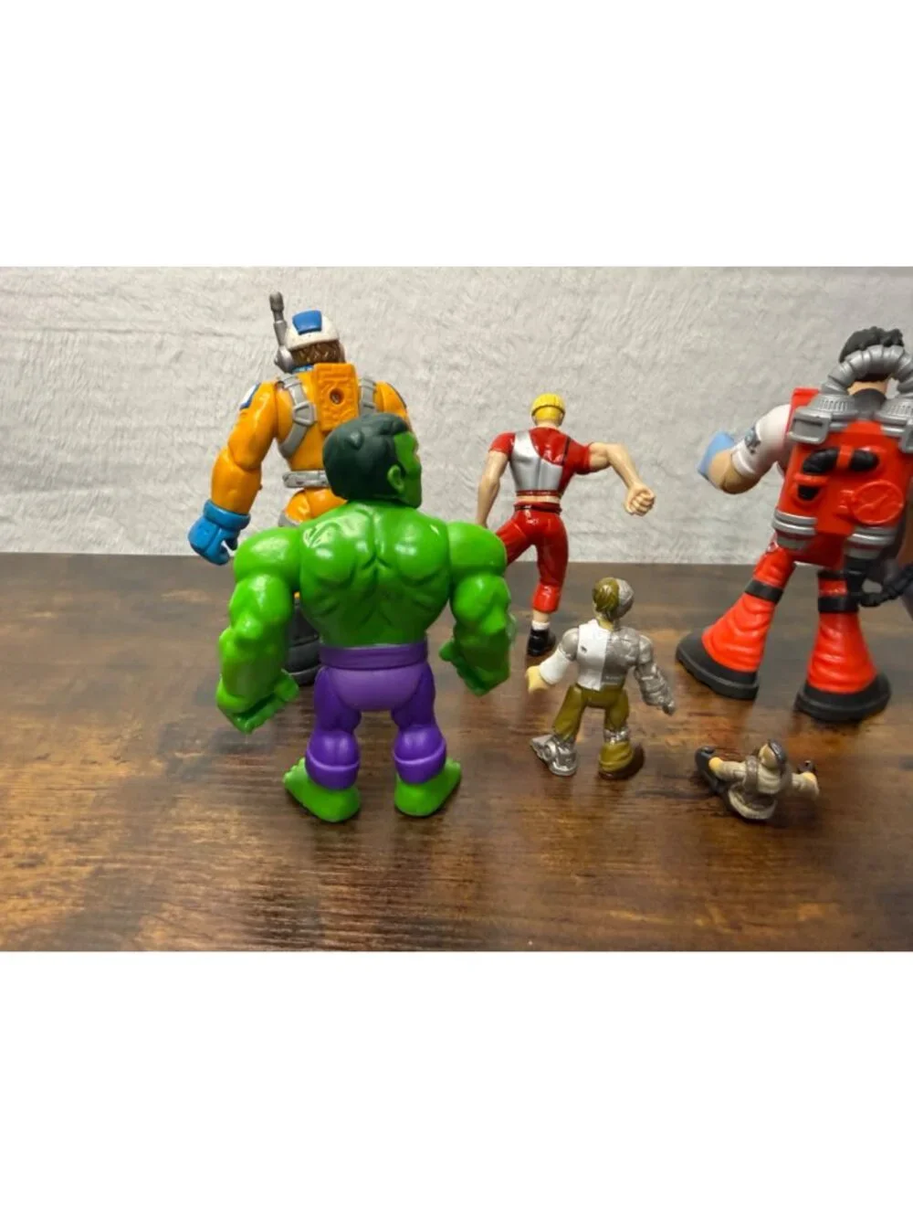 Marvel & Action Hero Lot - Hulk & Assorted Figures - Mixed Sizes